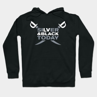 Silver and Black Today T-Shirt - Silver Swords Hoodie